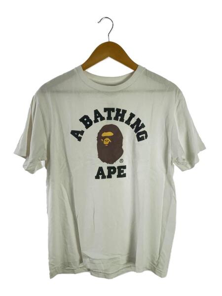 A BATHING APE(アベイシングエイプ) / Tシャツ/M/コットン/ホワイト/白 