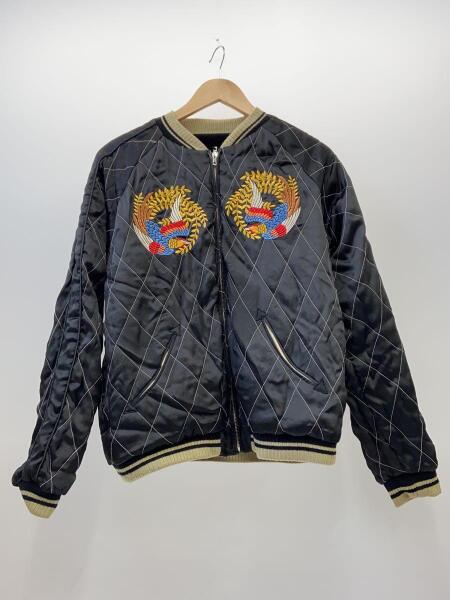 CROPPED HEADS / スカジャン/L/コットン/BLK CROPPED HEADS(クロップドヘッズ) / スカジャン/L/コットン/BLK/無地