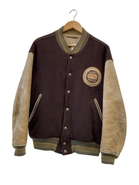 【80s】MEN’S BIGI メンズビギ 袖レザー ウール スタジャン 80s】MEN'S BIGIメンズビギ 袖レザー ウール スタジャン スタジャン