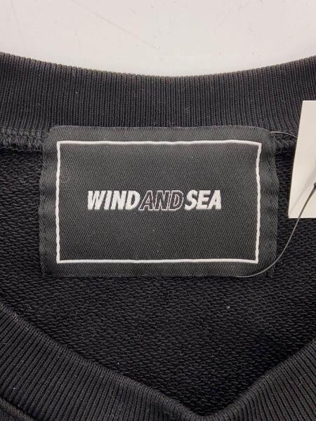 WIND AND SEA(ウィンダンシー) / スウェット/L/コットン/ブラック/黒