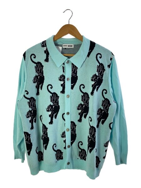 TTT_MSW(ティー) / 21AW/Panther Knit/カーディガン(厚手)/L/コットン