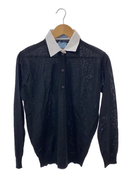 PRADA(プラダ) / 24SS/ニットポロ/ニット・セーター(薄手)/38/ウール