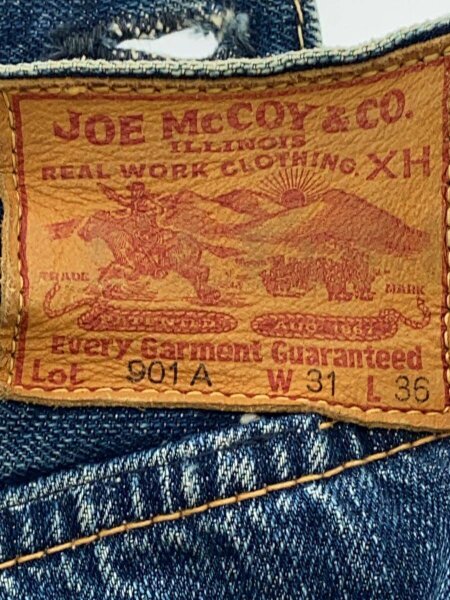 JOE McCOY(ジョーマッコイ) / 901A/大戦モデル/赤耳/デニムパンツ/31 