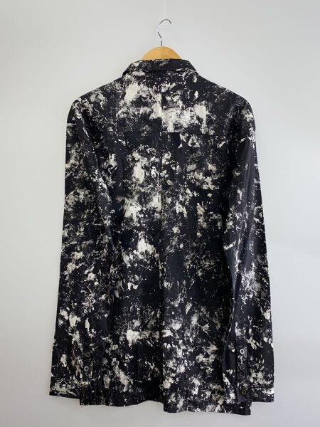 KMRii(ケムリ) / 22SS/Flake Discharged/長袖シャツ/2/コットン/BLK/総 