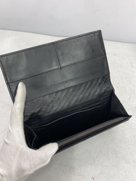 BOTTEGA VENETA(ボッテガヴェネタ) / 長財布/レザー/BLK/無地/メンズ 