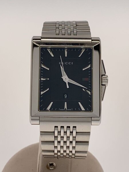 y*a様 購入時価格約10万円 GUCCI 腕時計 アナログ クォーツ GUCCI(グッチ) / クォーツ腕時計/アナログ/ステンレス/BLK/SLV/138.4/G