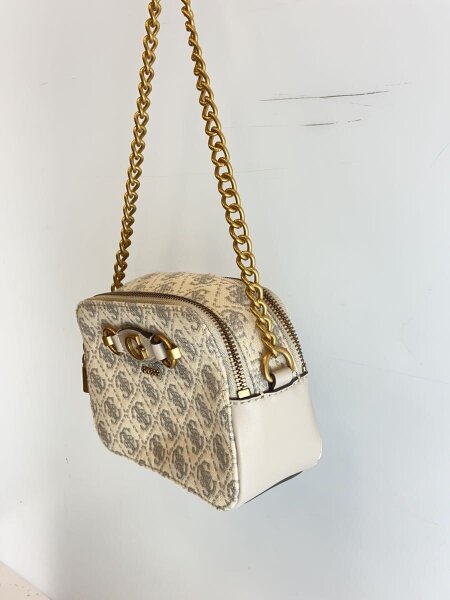 GUESS(ゲス) / ショルダーバッグ/キャンバス/GRY/総柄// | 中古品の 