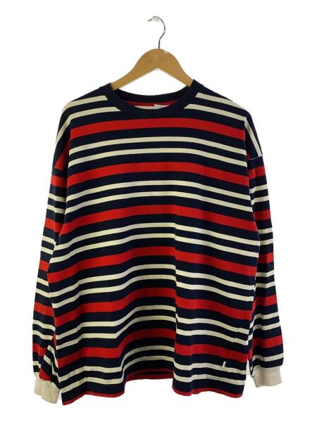 ROTOL(ロトル) / 長袖Tシャツ/2/コットン/RED/ボーダー/R23ECHD29US 