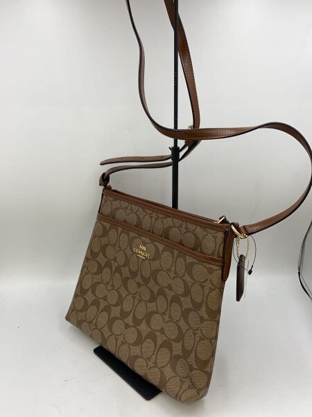 COACH(コーチ) / ショルダーバッグ_シグネチャー_ブラウンレザー/PVC 
