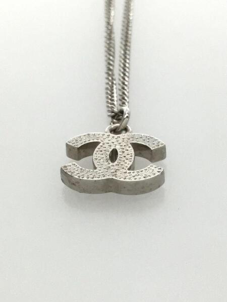 CHANEL / ネックレス/--/カラーストーン/SLV/トップ有/レディース CHANEL(シャネル) / ラインストーン/ココマークトップ/ネックレス