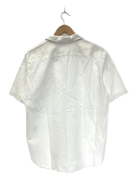 comoli 半袖スキッパーシャツ ホワイト 2 コモリ COMOLI コモリ スキッパー 半袖 シャツ (2)