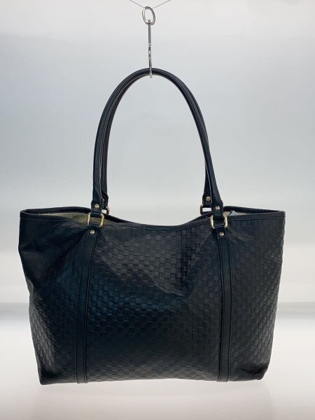 GUCCI(グッチ) / トートバッグ_マイクログッチシマ/--/BLK/総柄 | 中古