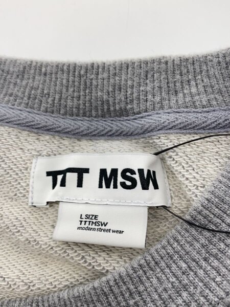 TTT_MSW(ティー) / MIDNIGHT PIZZA CLUB/スウェット/M/コットン/GRY 