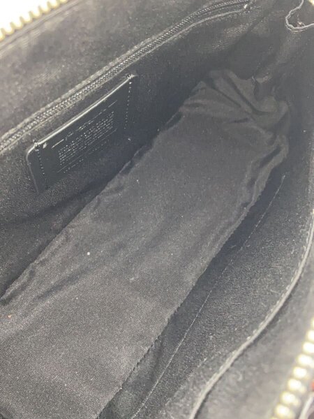 COACH(コーチ) / ハンドバッグ_アート_花柄/レザー/BLK/花柄 | 中古品