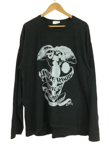 RHUDE(ルード) / 長袖Tシャツ/XL/コットン/BLK/カットソー/ロンT 