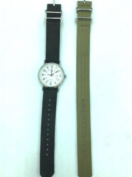 TIMEX(タイメックス) / クォーツ腕時計/アナログ/WHT/BLK/CR2016CELL 