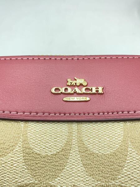 COACH(コーチ) / ショルダーバッグ/--/BEG/F76630/シグネチャー/ピンク