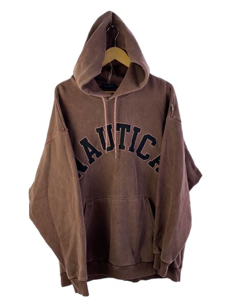 NAUTICA(ノーチカ) / ヴィンテージ加工/ロゴ刺繍パーカー/XL/コットン 