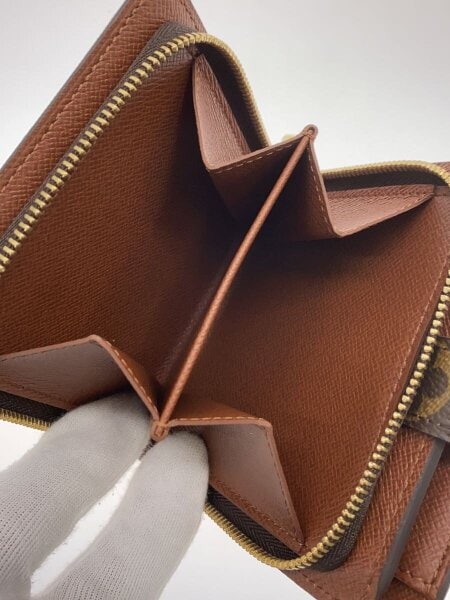 LOUIS VUITTON / コンパクト・ジップ_モノグラム・キャンバス_BRW/PVC/BRW/総柄/レディース LOUIS VUITTON(ルイヴィトン) / コンパクト・ジップ_モノグラム