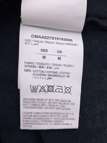 OFF-WHITE(オフホワイト) / 19SS/SPLIT LOGO/Tシャツ/M/コットン