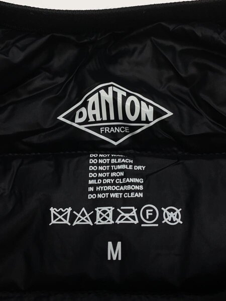 DANTON(ダントン) / キルティングジャケット/M/ナイロン/ブラック/DT 