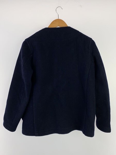 最終値下げDANTON ダントン コットン ノーカラージャケット ネイビー 40 DANTON ダントン コットン ノーカラージャケット ネイビー 40 最終