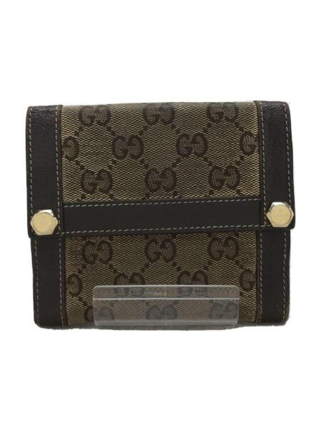 GUCCI(グッチ) / 154162・1147/3つ折り財布/キャンバス/BEG/総柄/GG