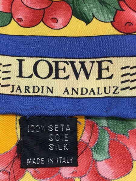 LOEWE(ロエベ) / スカーフ/シルク/マルチカラー/総柄/レディース