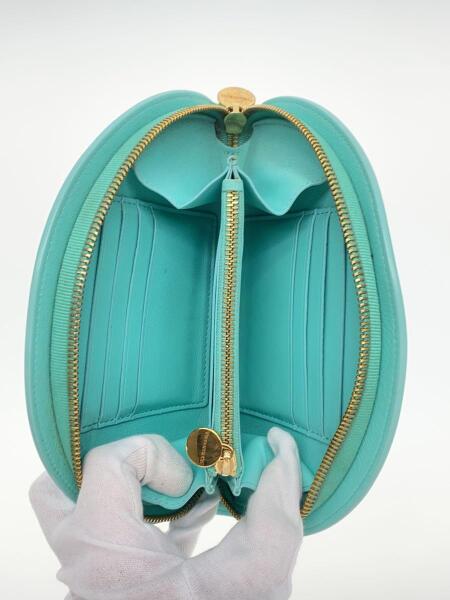 TIFFANY&Co.(ティファニー) / 長財布/レザー/BLU/無地/レディース 