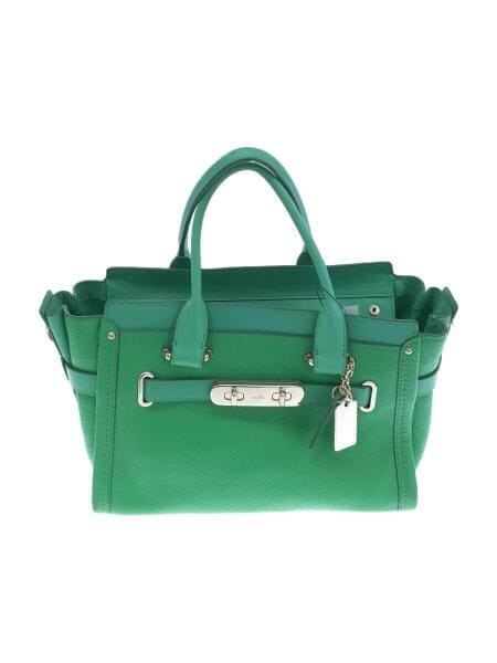 COACH(コーチ) / ハンドバッグ/レザー/グリーン/GRN/2way/スワッガー27 