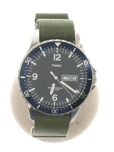 TIMEX(タイメックス) / クォーツ腕時計/アナログ/ナイロン/黒/緑 