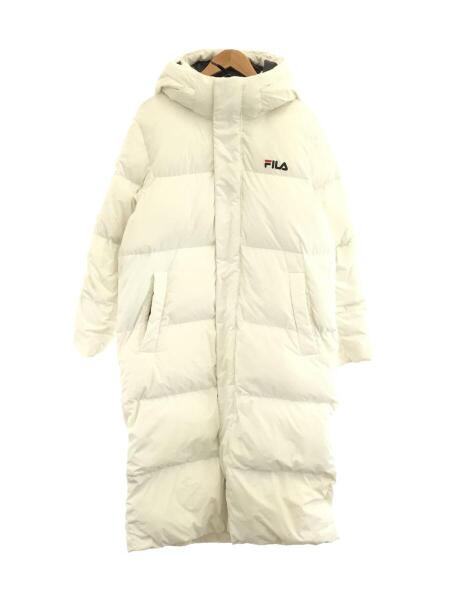 FILA(フィラ) / ダウンジャケット/XL/ナイロン/ホワイト/ベンチコート 