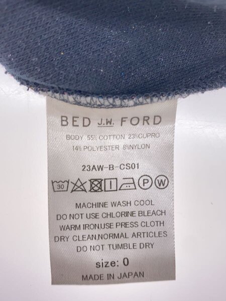 BED J.W. FORD(ベッドフォード) / 長袖Tシャツ/0/コットン/GRY/ラメ 