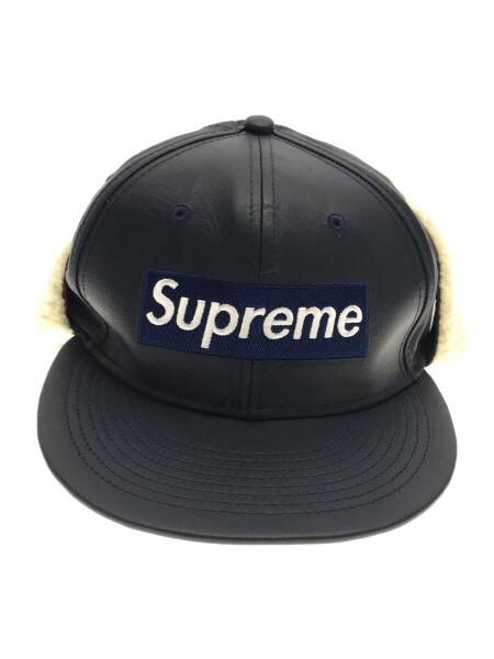 Supreme(シュプリーム) / キャップ/7 5/8/羊革/NVY/メンズ/Leather 