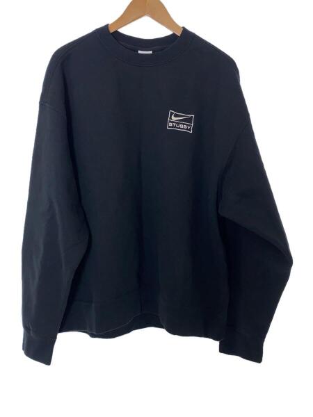 STUSSY NIKE コラボ ブラックスウェット　M 超美品 Stussy Nike コラボ スウェット ブラック