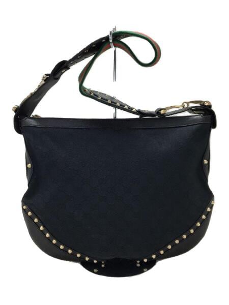 GUCCI(グッチ) / 153691/ショルダーバッグ/キャンバス/BLK/GG 