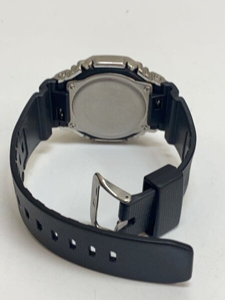 CASIO(カシオ) / クォーツ腕時計_G-SHOCK/デジアナ/ラバー/SLV/BLK/SS