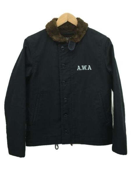 A.W.A(エーダブルエー) / ミリタリージャケット/40/コットン/NVY/無地 