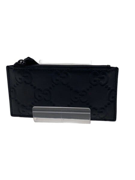 GUCCI レザー ケース GUCCI(グッチ) / カードケース/PVC/BLK/総柄/メンズ/771314・2149