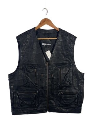 supreme パックベスト Supreme x Dickies Leather Work Vest 