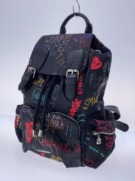 Desigual(デシグアル) / リュック/--/BLK/総柄 | 中古品の販売・通販 