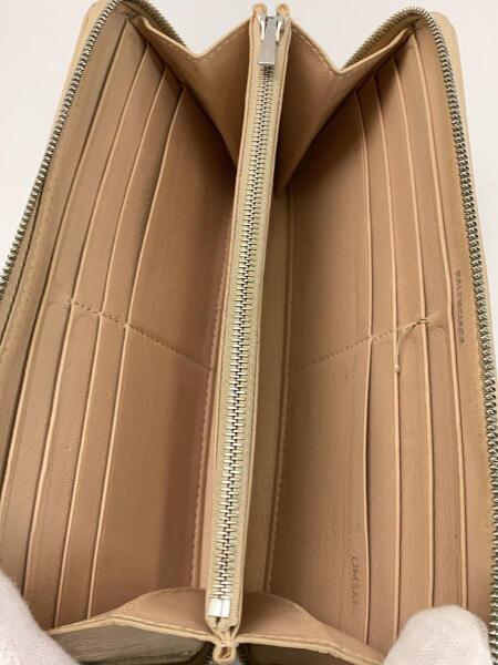 BALENCIAGA / ロゴ/ラウンドファスナー/長財布/レザー/BEG/無地/レディース/594290 2760 BALENCIAGA(バレンシアガ) / ロゴ/ラウンドファスナー/長財布/レザー