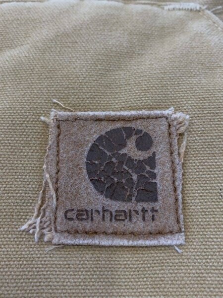 Carhartt ベージュ ベスト V02WET USA製 Carhartt(カーハート) / ダックベスト/USA製/XL/コットン/ベージュ