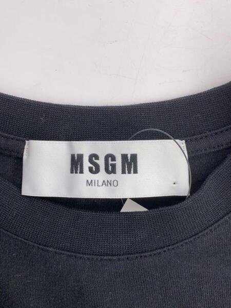 MSGM(エムエスジーエム) / Tシャツ/XS/コットン/BLK/無地