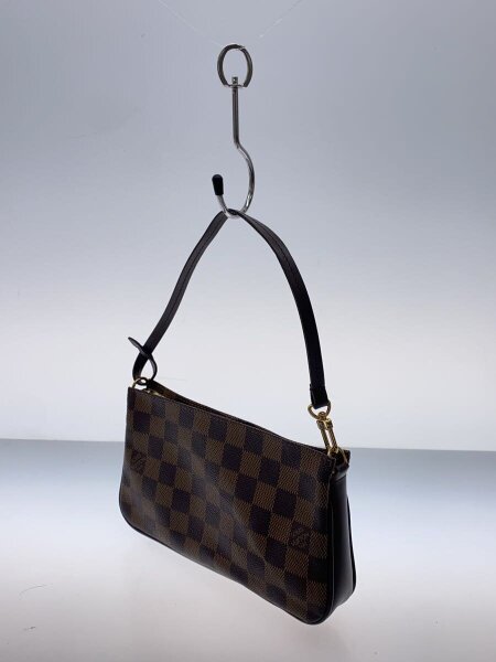 LOUIS VUITTON / ポシェット・アクセソワール_ダミエ・エベヌ/PVC/BRW LOUIS VUITTON(ルイヴィトン) / ポシェット・アクセソワール_ダミエ