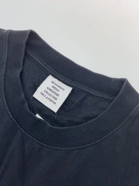 VETEMENTS(ヴェトモン) / ワイルドユニコーンTシャツ/XS/コットン/BLK 
