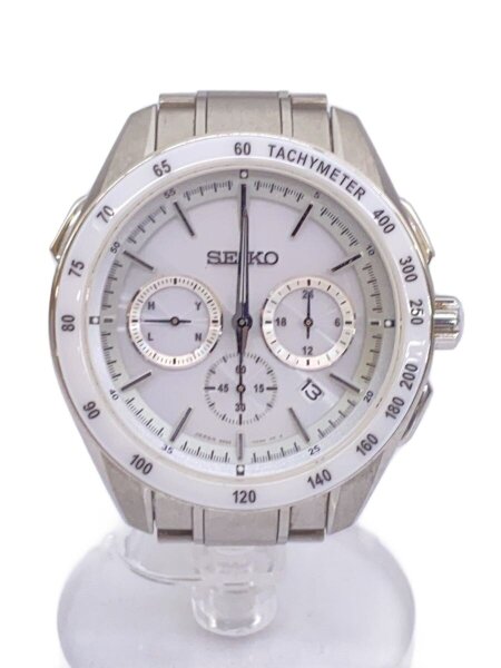 SEIKO(セイコー) / ブライツ/アナログ/ステンレス/WHT/SLV/SS/8B82 