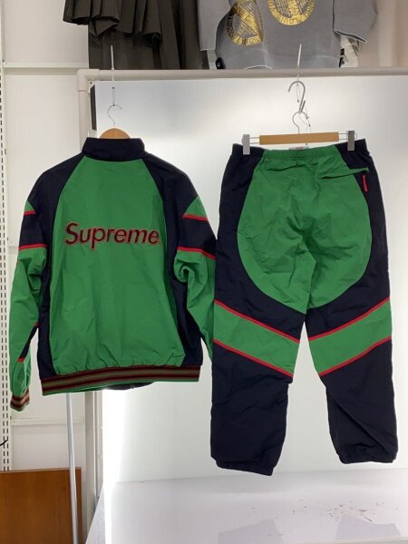 SUPREME ナイロン セットアップ Supreme(シュプリーム) / セットアップ/L/ナイロン/GRN | 古着の販売