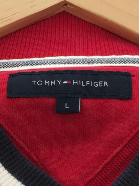 TOMMY HILFIGER(トミーヒルフィガー) / スタジャン/L/コットン/RED 