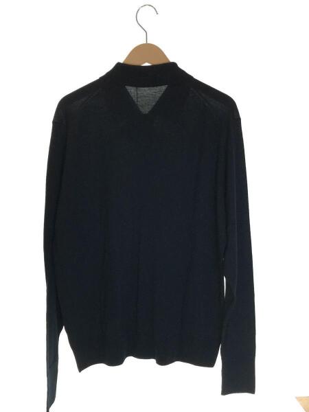 JOHN SMEDLEY(ジョンスメドレー) / 30G ポロカーディガン/L/ウール/BLK 